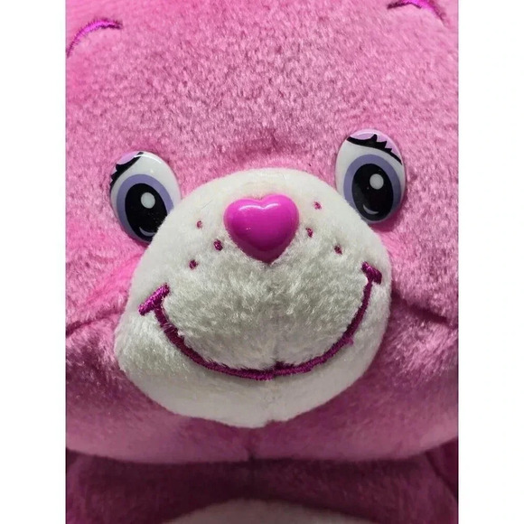 Care Bears 2003 Take Care Bear Pink Stuffed Animal Plush 10"- With Tags - Picture 2 of 13